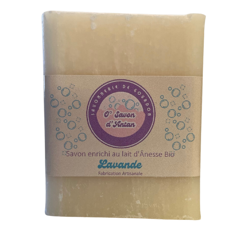 Savon 100gr | Enrichi au lait d'Ânesse Bio - Lavande