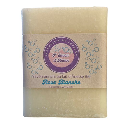 Savon 100gr | Enrichi au lait d'Ânesse Bio - Rose