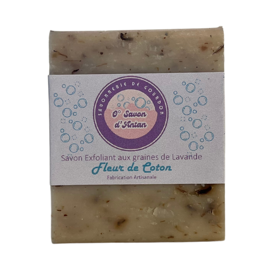 Savon Exfoliant 125gr | Fleur de coton
