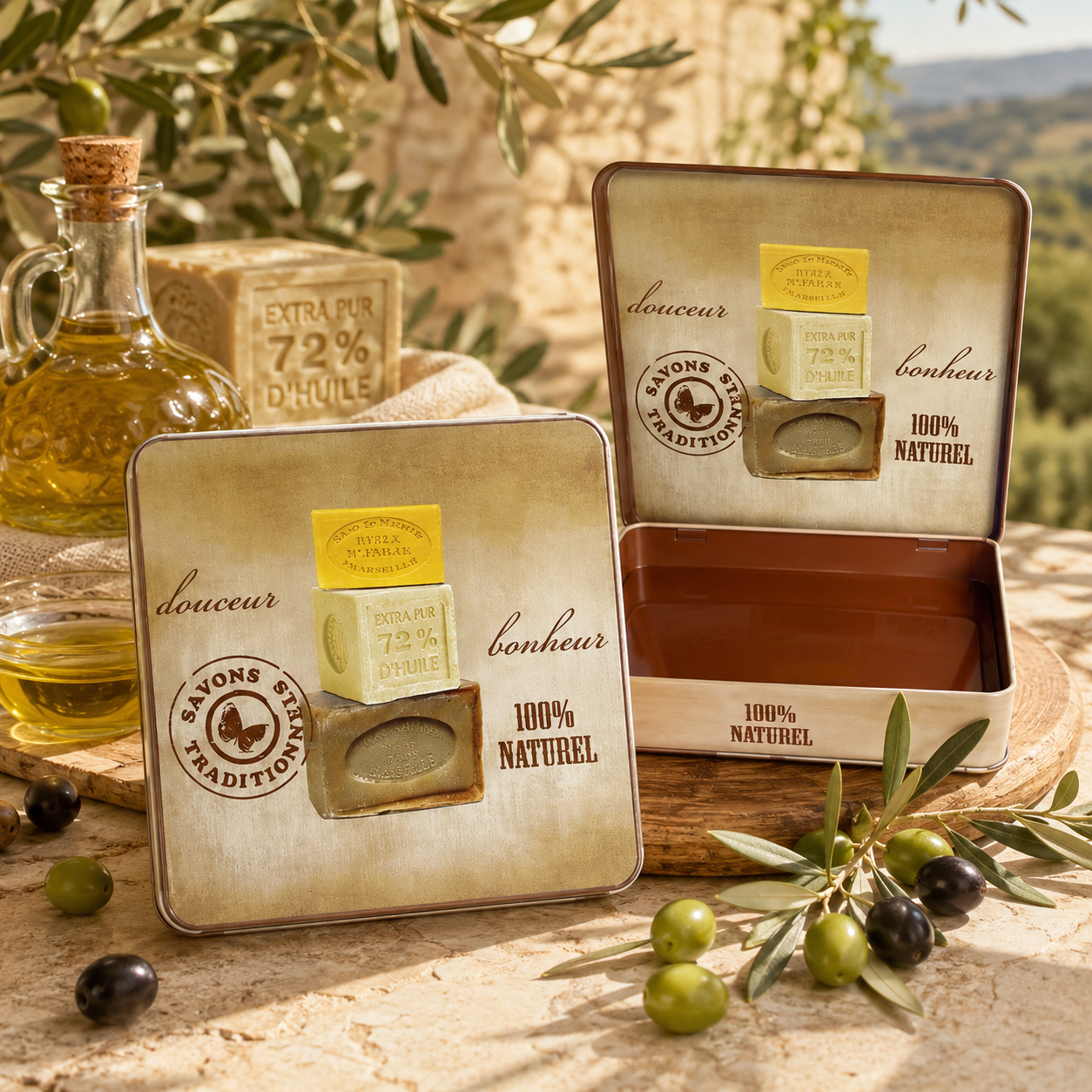 Grande boîte | 100% Naturel - Marron
