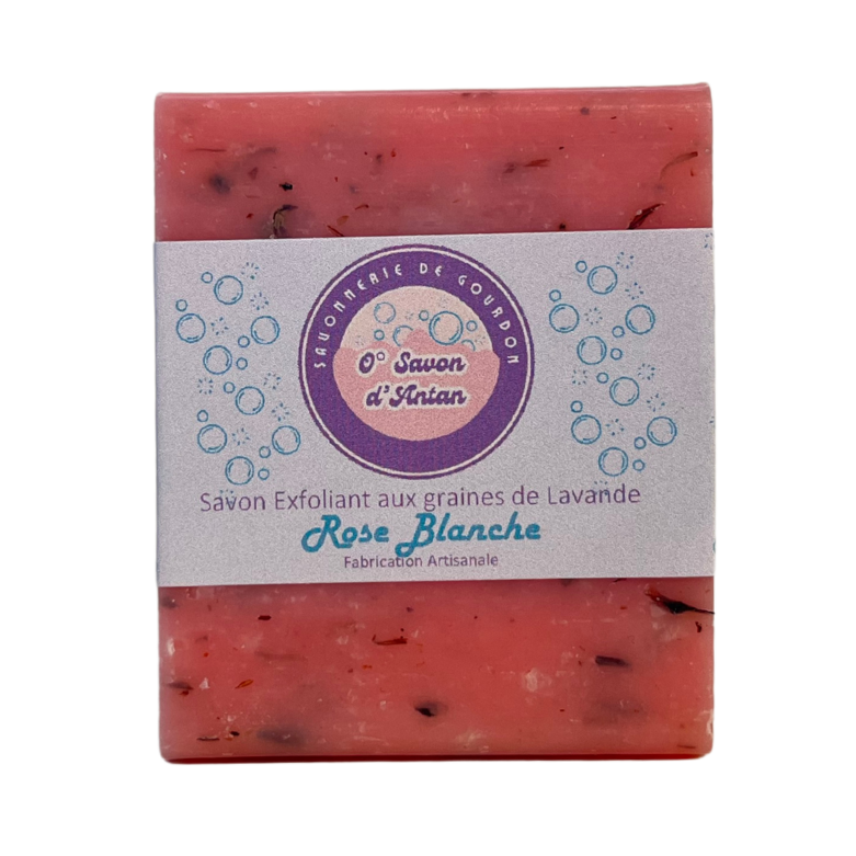 Savon Exfoliant 125gr | Rose Blanche