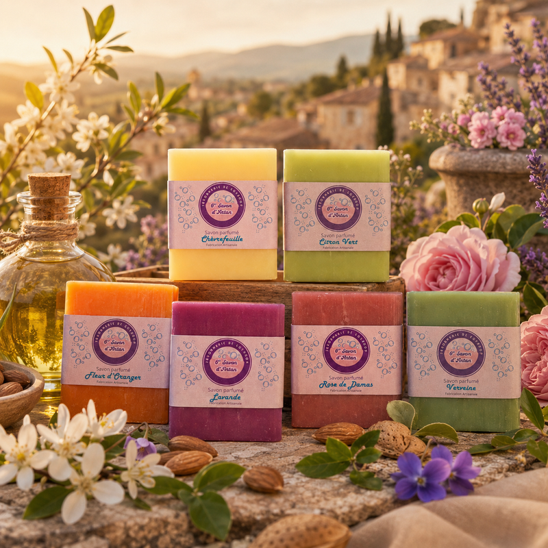 Savon 100gr | Enrichi à l'Huile d'Amande Douce & Parfumé