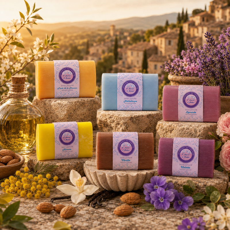Savon 150gr | enrichi à l'huile d'Amande Douce & Parfumé