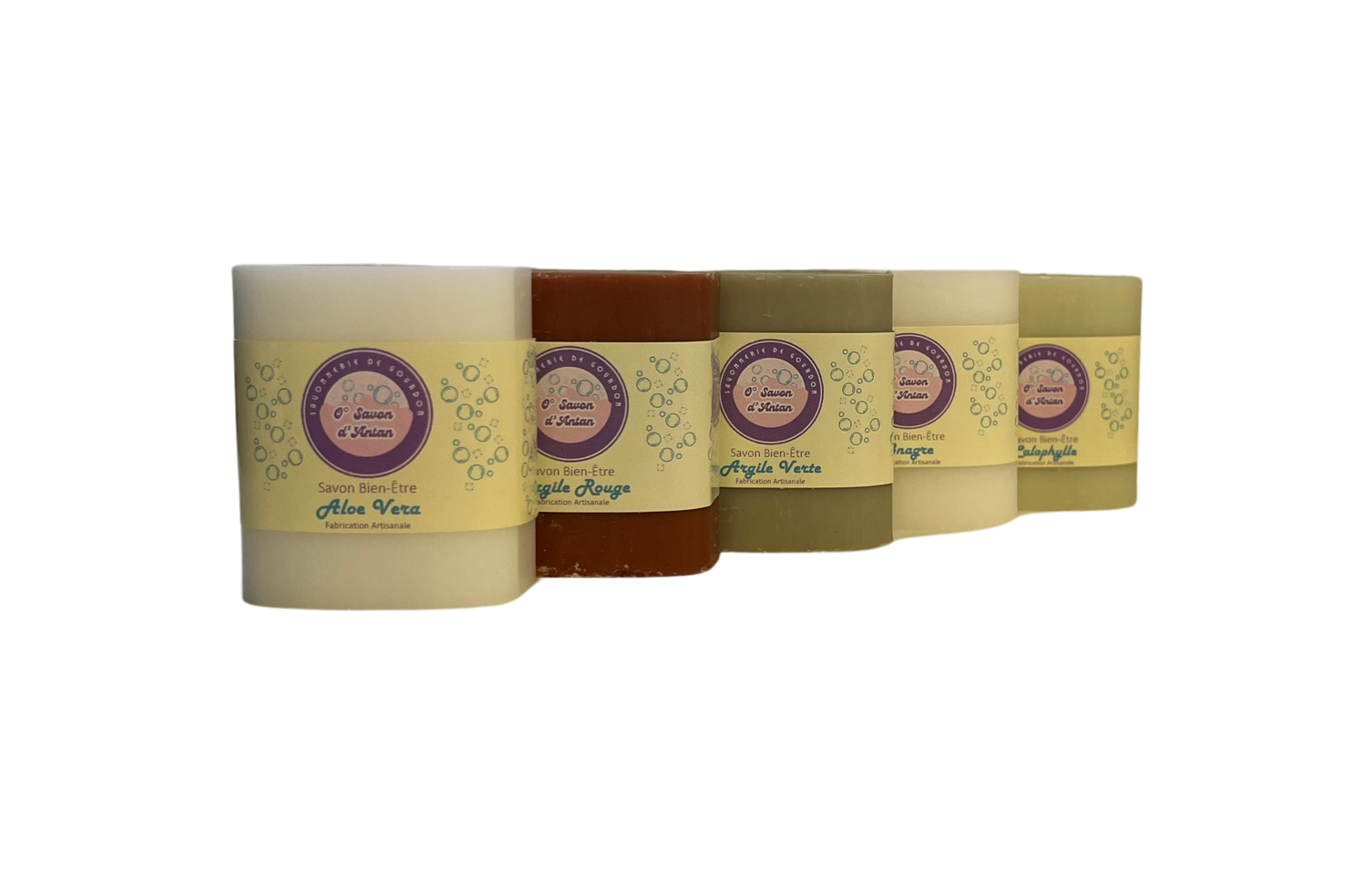 Savon P'tit Nature 110gr | Enrichi à l'huile Végétale ou Argile