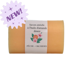 Savon 150gr | Pêche - Orchidée