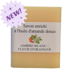 Savon 100gr | Ambre Blanc - Fleur d'Oranger