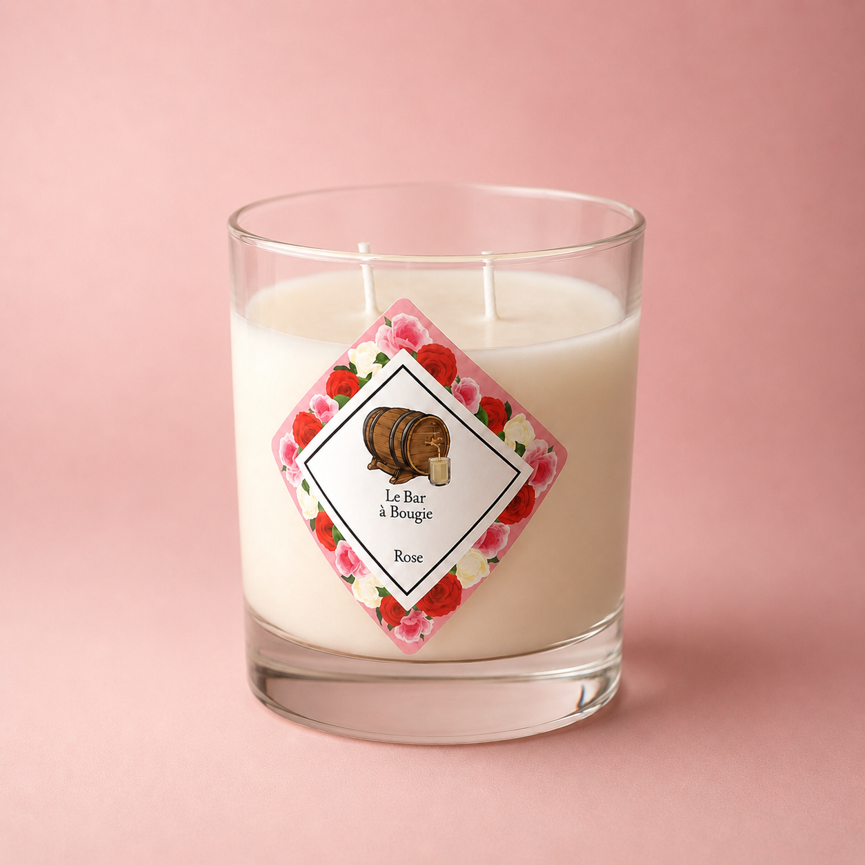 Bougie Rose | 225g