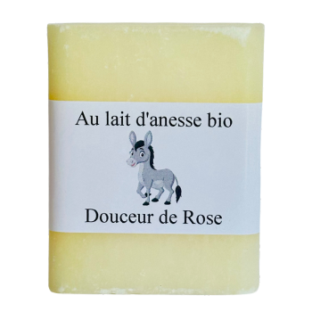 Savon 100gr | Enrichi au lait d'Ânesse Bio - Rose