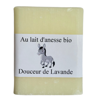 Savon 100gr | Enrichi au lait d'Ânesse Bio - Lavande