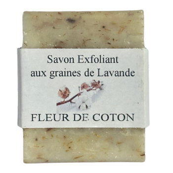 Savon Exfoliant 125gr | Fleur de coton