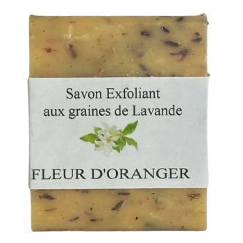 Savon Exfoliant 125gr | Fleur d'Oranger