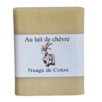 Savon 100gr | Enrichi au lait de Chèvre - Fleur de Coton