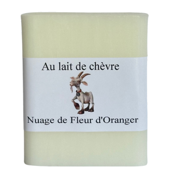 Savon 100gr | Enrichi au lait de Chèvre - Fleur d'Oranger