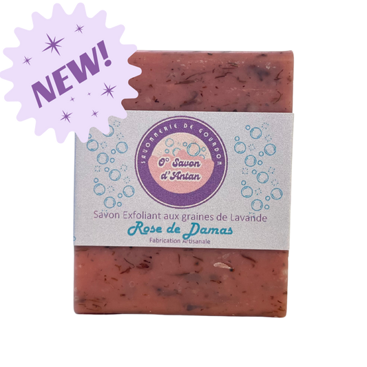 Savon Exfoliant 125gr | Rose de Damas